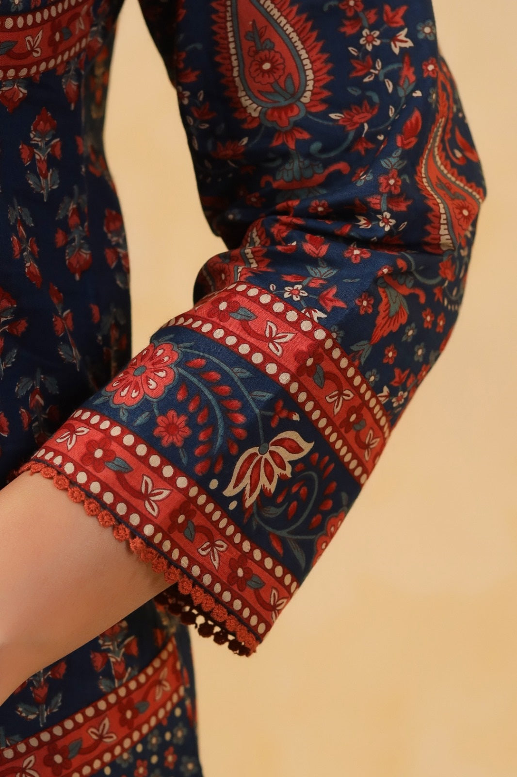 Neelanjana Blue Cotton Suit Set