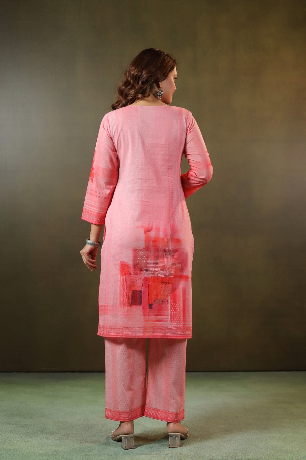 Rumi Pink Cotton Coord Set