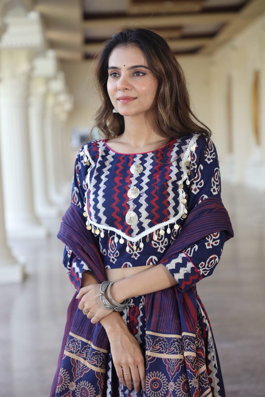 Sakhi Cotton Chanya Choli Set