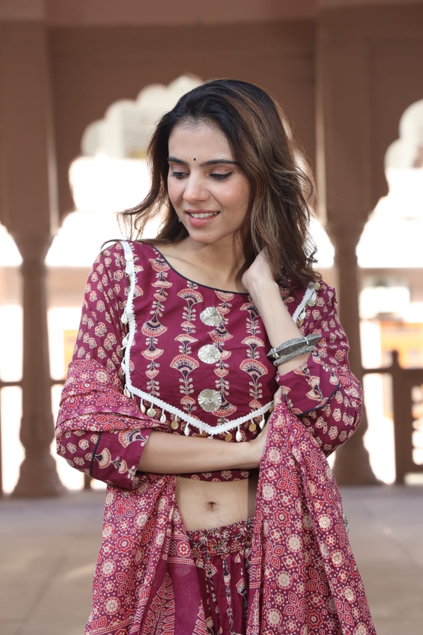 Sakhi Cotton Chanya Choli Set
