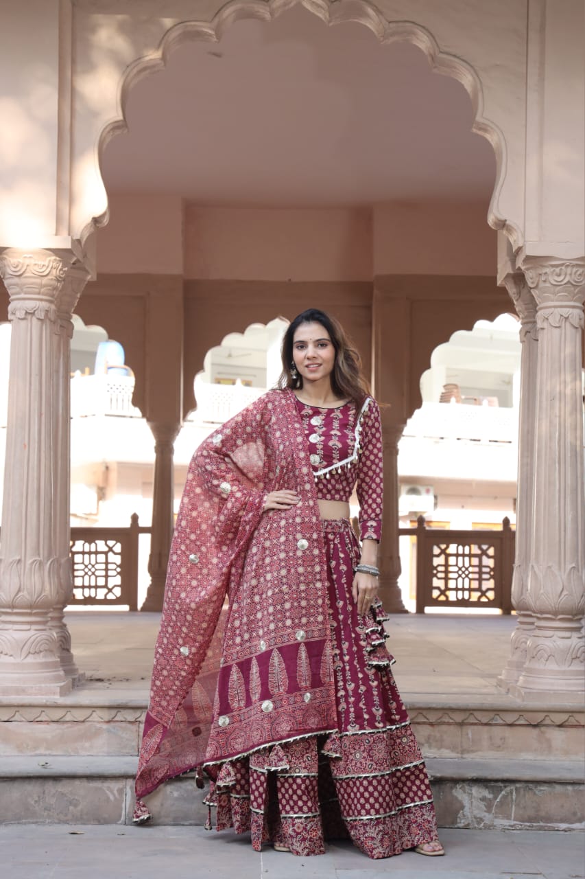 Sakhi Cotton Chanya Choli Set