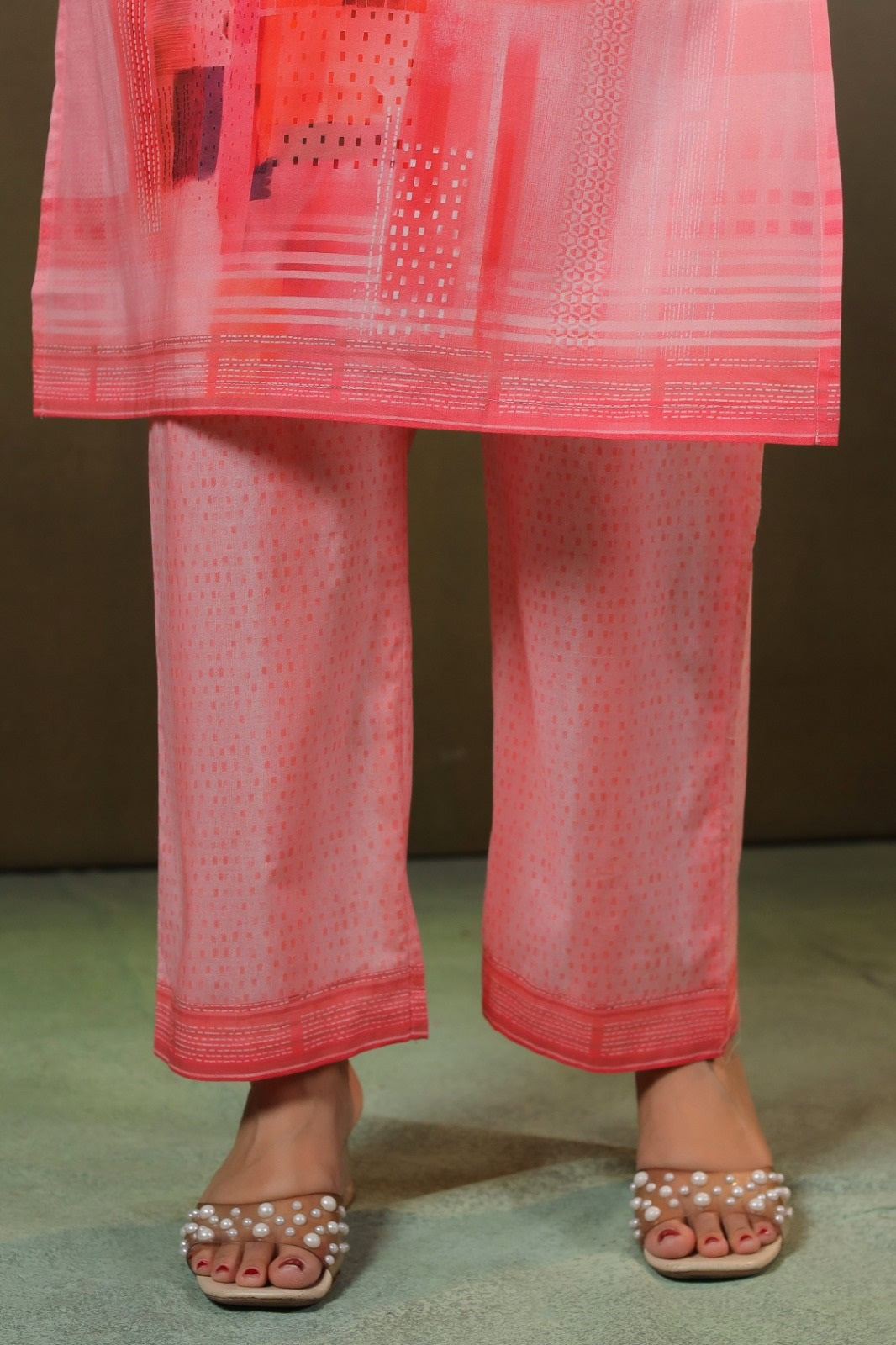 Rumi Pink Cotton Coord Set