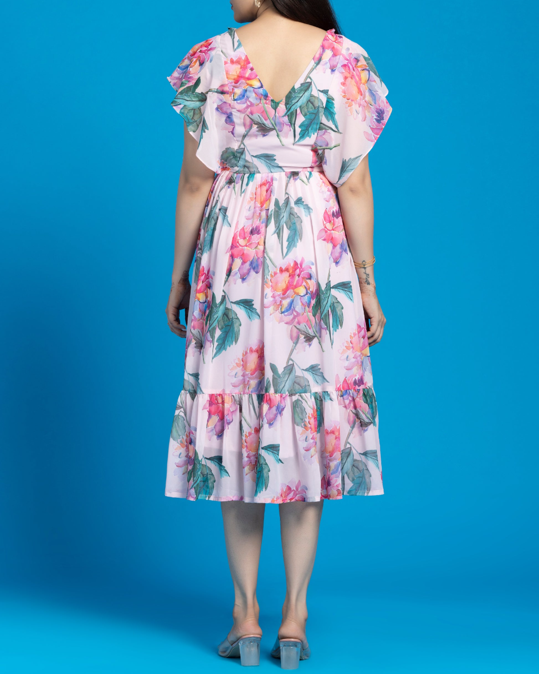 Pretty Pink Midi Dress