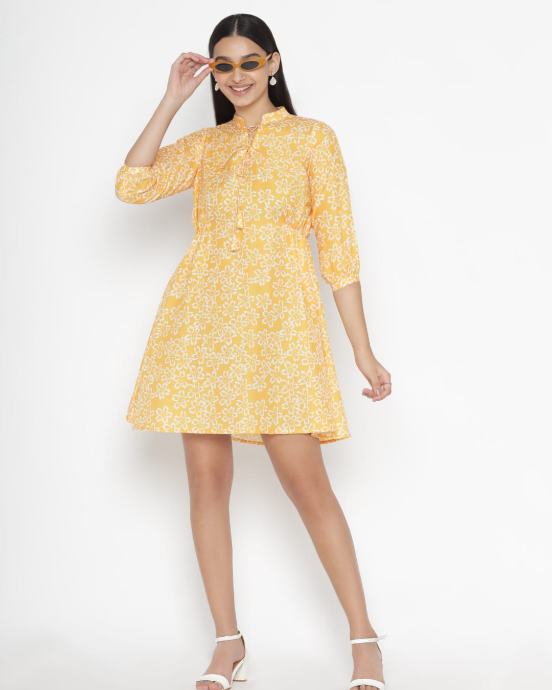 Yellow Cotton Shorty