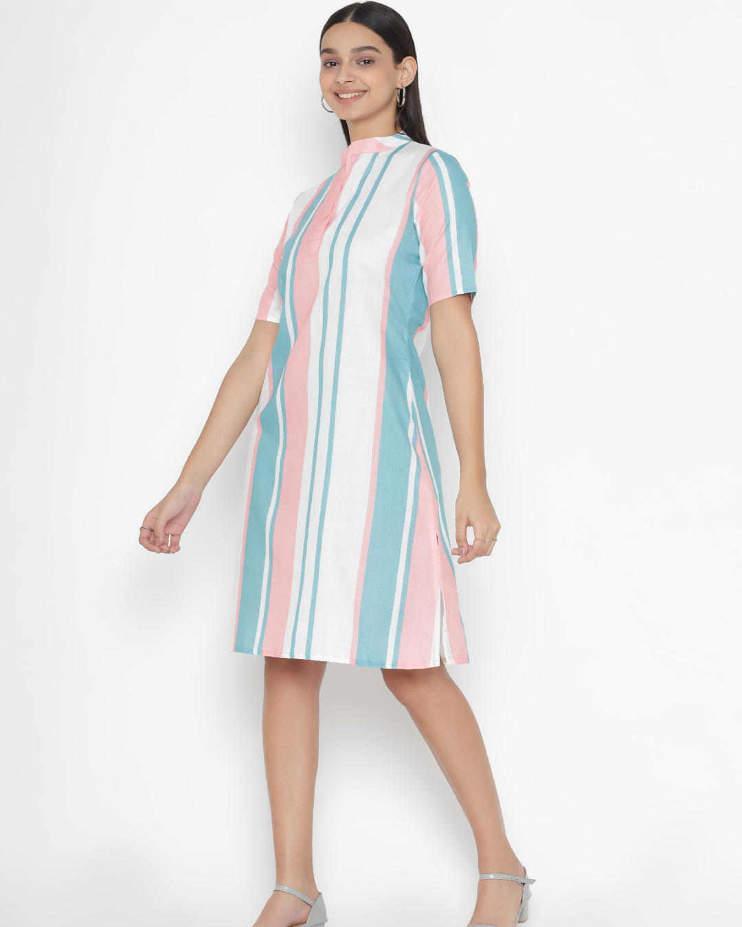 Crimson Sky Multicolored Kurti