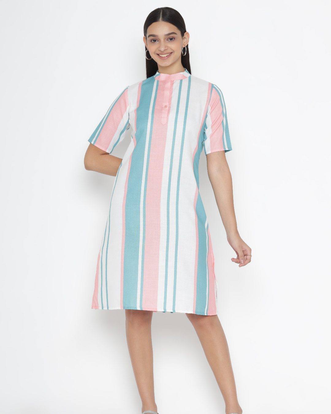 Crimson Sky Multicolored Kurti