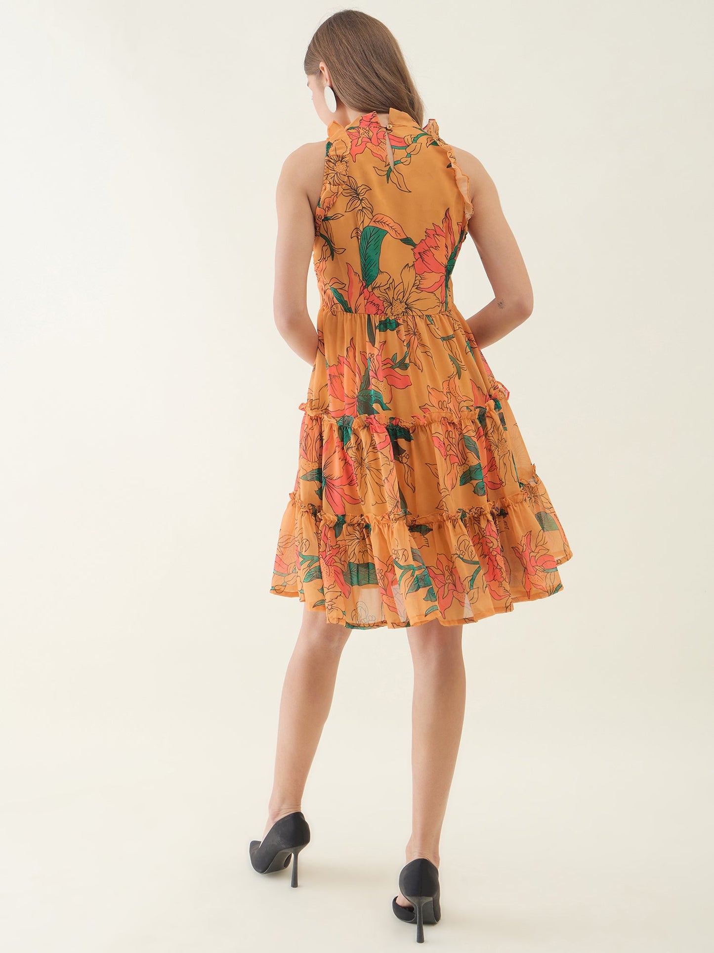Little Desire Blue Lotus Short Dress