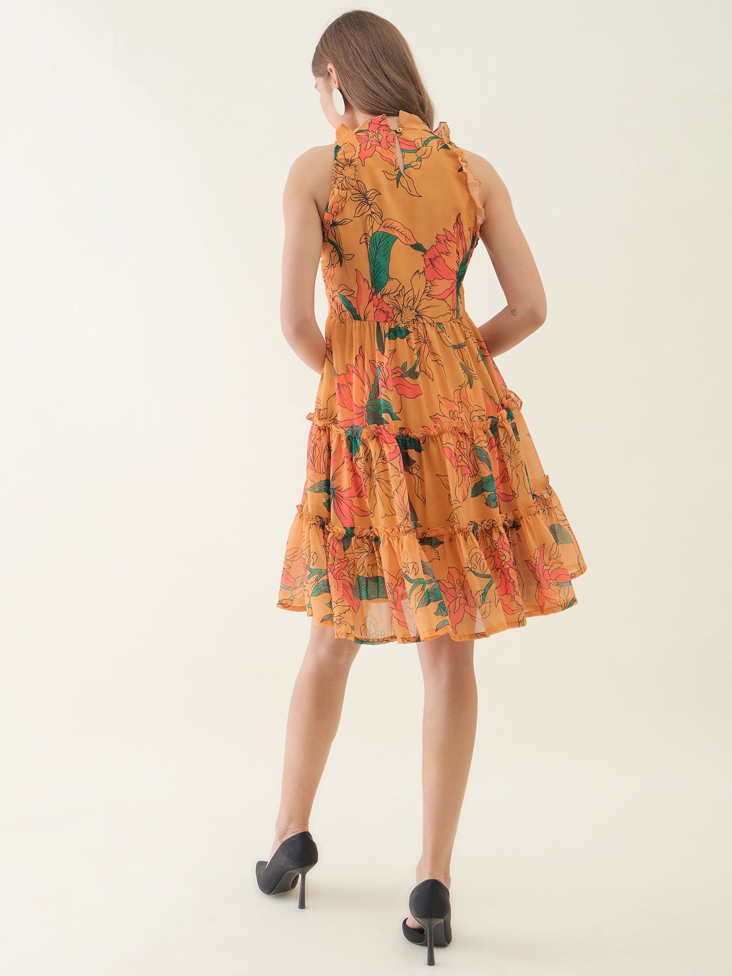 Little Desire Blue Lotus Short Dress
