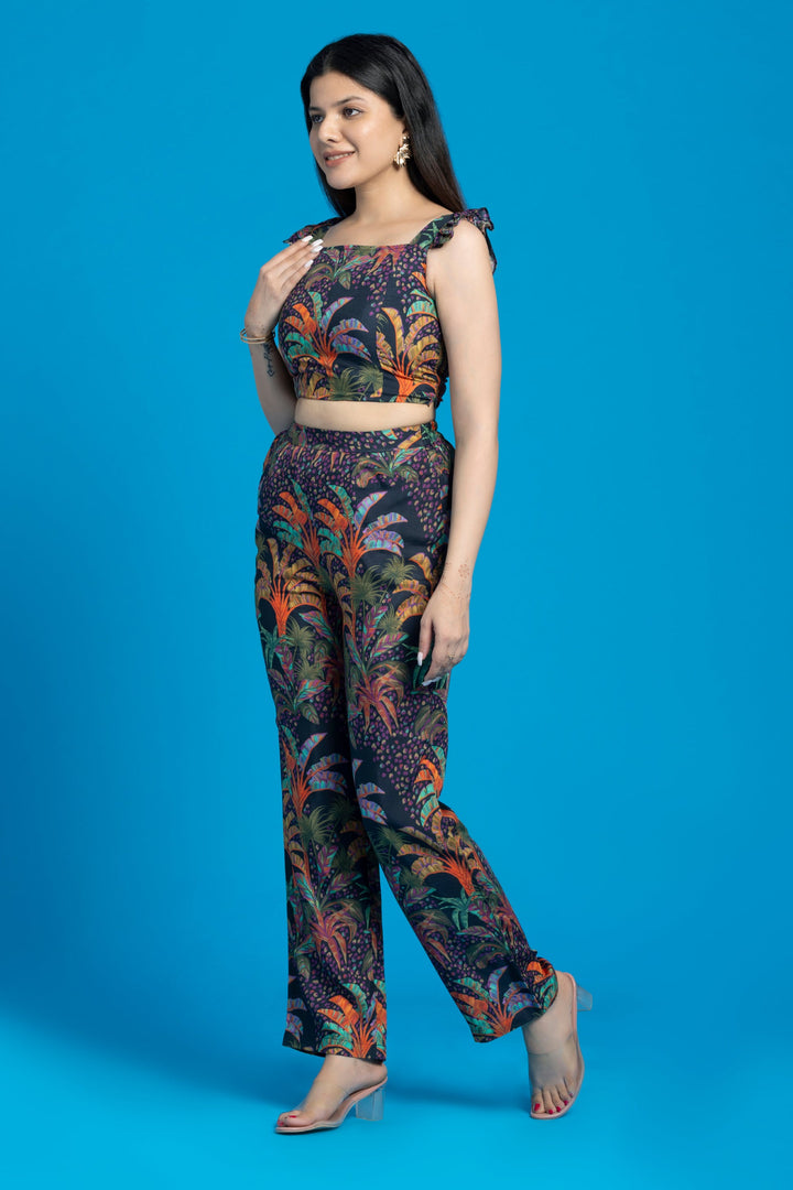 Beach Banana Leaves Jumpsuit