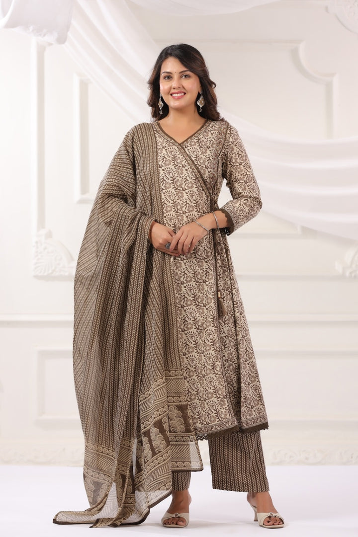 Megha Kashish Colour Premium Cotton Suit Set For Women
