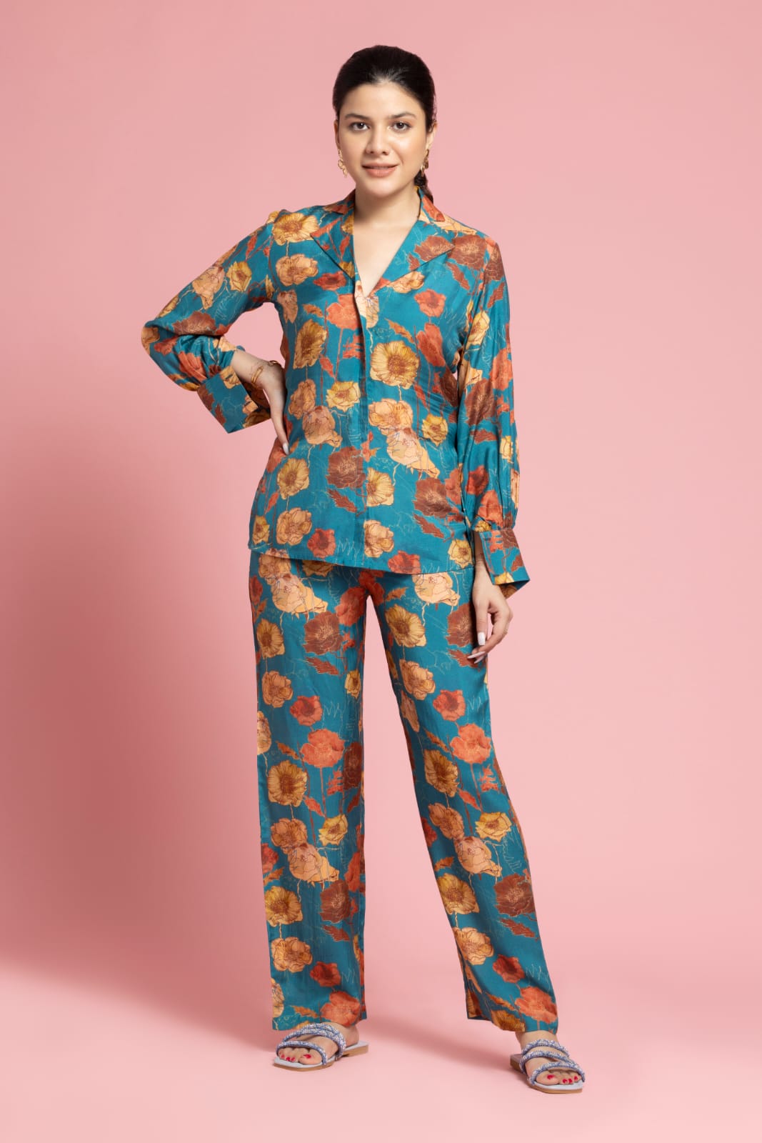 Sunflower Leaves Co-Ords Set