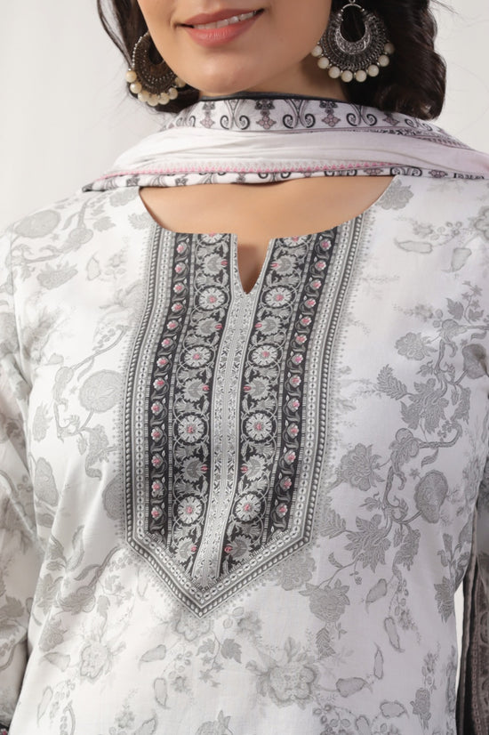 Hana White & Black Giza Cotton Set