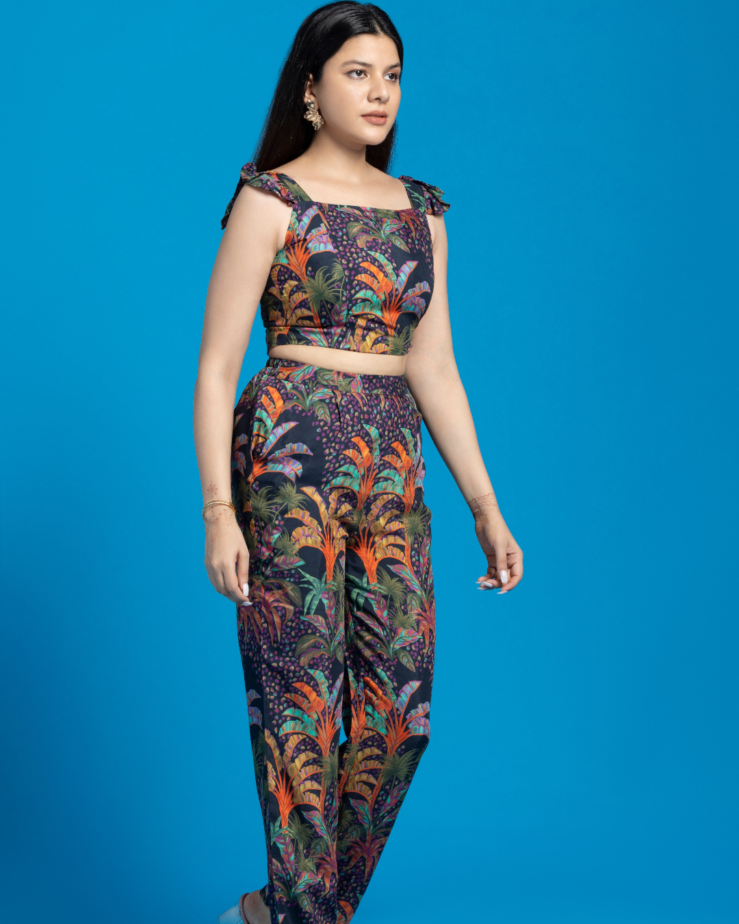 Beach Banana Leaves Jumpsuit