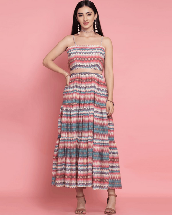 Ivory Layered Maxi Dress