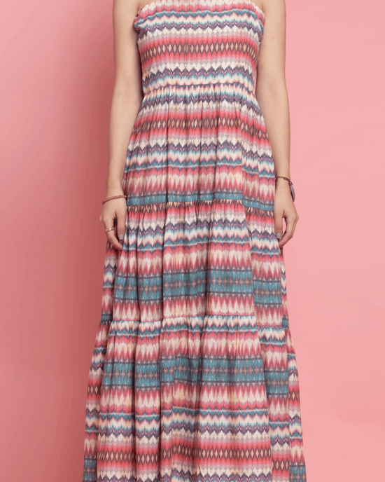 Ivory Layered Maxi Dress