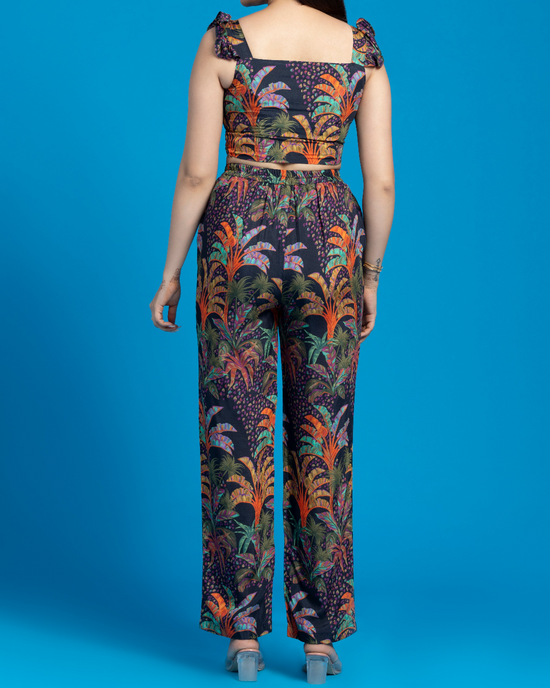 Beach Banana Leaves Jumpsuit