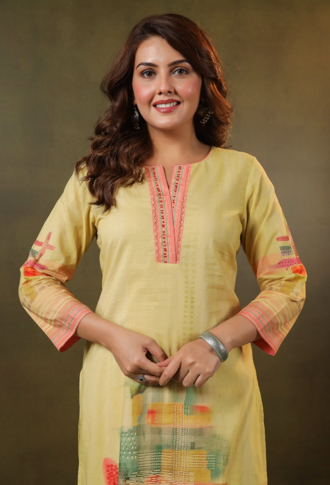 Kavya Yellow Coord Set Perfect For Working Women