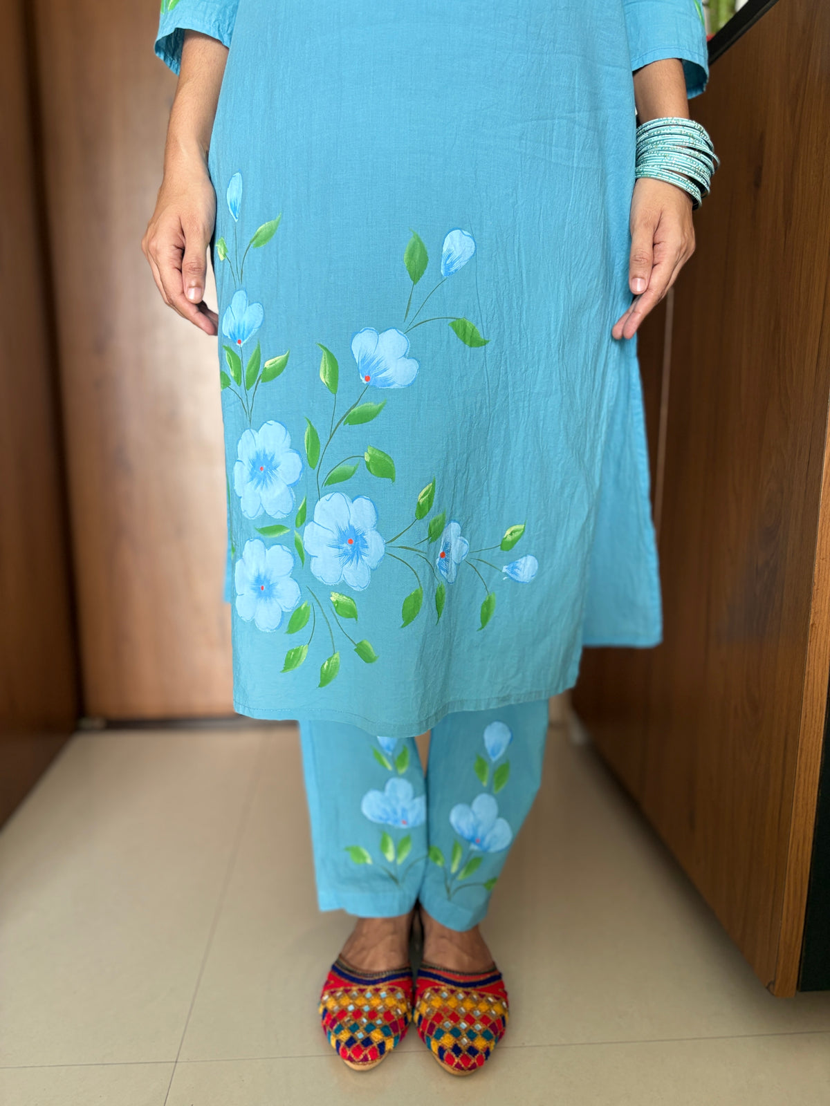 Koyal Blue Coord Set For Women