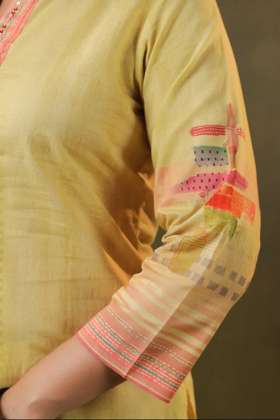 Kavya Yellow Coord Set Perfect For Working Women